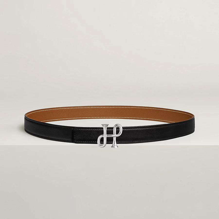 Cor Baroque belt buckle & Reversible leather strap 24 mm - Image 1